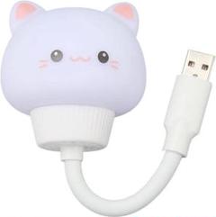USB LEDランプ 音声制御 ポータブル タイミング 3段階明るさ
