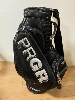 PRGR ゴルフバッグ ブラック　プロ仕様モデル　保温ドリンクホルダー付 PRGR ゴルフバッグ ブラック プロ仕様モデル 保温ドリンク