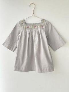 Bonpoint 刺繍ワンピース　4A