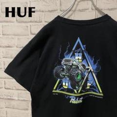 301【人気のLサイズ】ハフ ビッグロゴ 半袖 Tシャツ 希少デザイン
