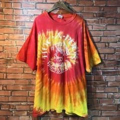 USA古着 colortone Tシャツ タイダイ プリント 企業T 2XL