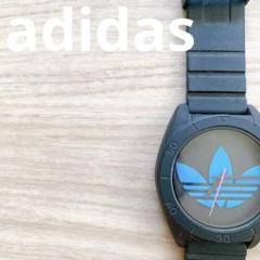 adidas サンティアゴ腕時計　クォーツ　ブラック　スポーツウォッチ