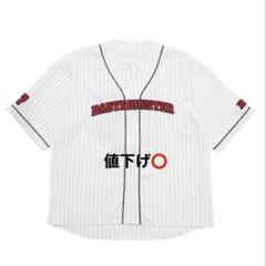 【最安値】 BABYMONSTER ベビモン ベースボールシャツ 半袖シャツ M babymonster 日本 ペンミ ベビモン ベースボール シャツ L
