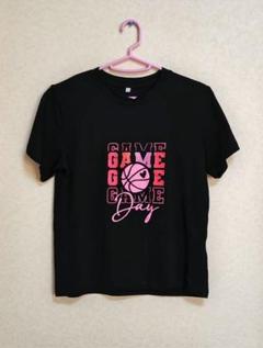 ガールズ　バスケットボール　Tシャツ　ブラック　11-12Y 146-152cm