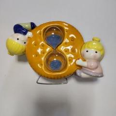 陶器　砂時計　昭和レトロ　置物