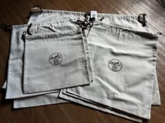 4枚まとめ売り　エルメス　巾着　保存袋（32x31.5cm）　正規品 4枚まとめ売り エルメス 巾着 保存袋（32x31.5cm） 正規品