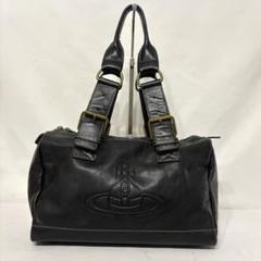 希少✨ ヴィヴィアンウエストウッド ビジネスバックアコード オーブ デカロゴ 黒 ✨極美品 希少✨ ヴィヴィアンウエストウッド アコード トート