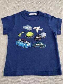 ファミリア　半袖　車　Tシャツ ファミリア 2024 夏 新作 Tシャツ ファミちゃん 車 120 半袖T