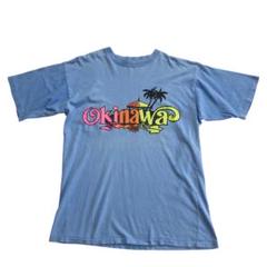 80s 90s ヴィンテージ　okinawa 沖縄　tee tシャツ　s/s Vintage Style Okinawa T-shirt, Retro 70s 80s Clothing Style
