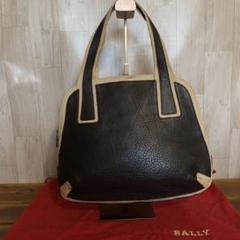 BALLY バリー ビッグロゴ 帆布 キャンバス×本革 レザー ハンドバッグ BALLY バリー Bロゴ キャンバス レザー トートバッグ｜Yahoo