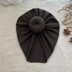 ✨新品未使用✨ルナリ ベビーターバン ベビー ヘアアクセサリー (グレー)