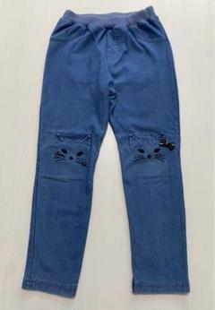 美品　アナスイミニ 150センチ　デニム　暖パン　裏起毛 美品 アナスイミニ 150センチ デニム 暖パン 裏起毛