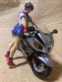 ストリートファイター【春日野さくら】フィギュアーツ【GSX1300R ハヤブサ】 ストリートファイター【春日野さくら】フィギュアーツ【GSX1300R