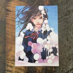 大槻香奈　「空想」　アクリル画 少女 バブルガム セーラー服 大槻香奈 「空想」 アクリル画 少女 バブルガム セーラー服