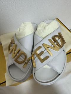 FENDI フェンディ グラフィーレディースサンダルホワイト36