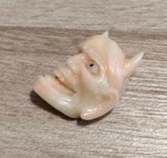 珊瑚 ルース 般若 7.3ct