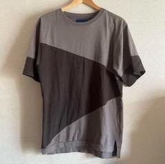 CASPER JOHN AIVER 天竺斜め切替え ビッグTシャツ Tシャツ