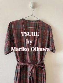 【美品】ツルバイマリコオイカワ　ニットワンピース TSURU by Mariko Oikawa - ツルバイマリコオイカワ ワンピース F
