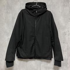 美品SOLOTEX 中綿フードジャケット ブルゾン ブラック グローバルワーク
