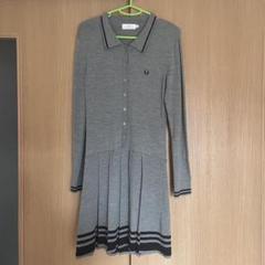 FRED PERRY ×アカネウツノミヤ ポロシャツ グレー ホールパターン