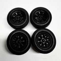 1/43　トヨタ　2000GT改　ワタナベ　ホイール　アルミ製　深リム　国産名車 1/43 トヨタ2000GT改 ワタナベ ホイール アルミ製 深リム 国産