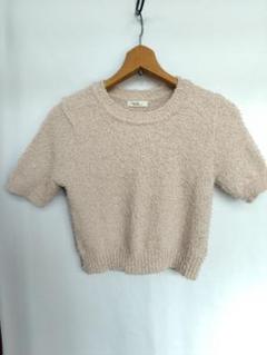 earth music&ecology ファンシーニット ベージュ ニット
