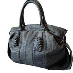 ⭐️新品⭐️　JRA　エレファントレザー　ハンドバッグ　ダイヤル錠　ブラック　象革 ⭐️新品⭐️ JRA エレファントレザー ハンドバッグ ダイヤル錠