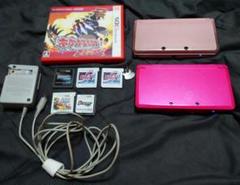 ニンテンドー3DS ピンク 本体 2台 ACアダプター付き
