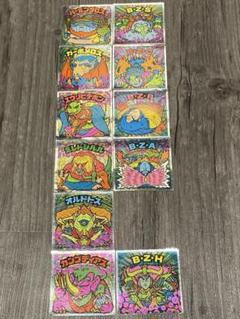 当時物 ビックリマンシール ブラックゼウス他 11枚