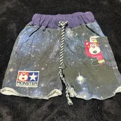 宇宙柄クマキャラクター半ズボン JAM ジャム サイズ100