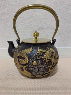 煎茶道具　銅製　湯沸し　水次　薬缶　時代箱付　V　R6448F IMG_0664yhg.jpg