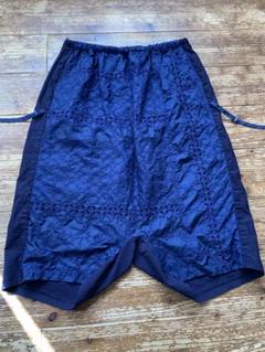 美品✨クレッシェントデュオ サルエルパンツ クロップド フリース 日本製 黒 M サルエルパンツ メンズ サルエル ドレープパンツ 2カラー