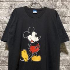 希少 ミッキーマウス Tシャツ 80s ミッキー DISNEY ディズニー L