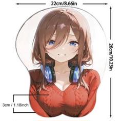 五等分の花嫁　中野三玖　おっぱいマウスパッド　セーター