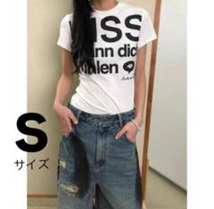 【新品】グランジ KISS ロゴTシャツ 平成ギャル Y2K 原宿系 派手かわS