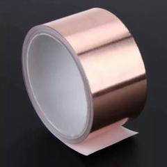 切売り 銅箔テープ 50mm×1m 導電性接着剤 EMI シールド