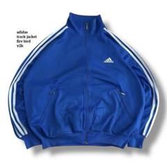 adidasアディダストラックジャケットファイヤーバードy2k刺繍ロゴブルーM