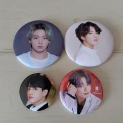 BTS ジョングク 缶バッジ ラキドロ 24個セット BTS Jungkook 缶バッジ4個セット - メルカリ
