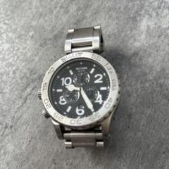 Nixon ニクソン 42-20 クロノ ホワイト✖️シルバー 美品 希少 ニクソン 腕時計 42-20 クロノグラフ A037-898 ホワイト