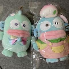 新品ハンギョドンギンガムフルーツ むにゅぐるみマスコットぬいぐるみ桃ピーチ サンリオ - 新品ハンギョドンギンガムフルーツ むにゅぐるみ