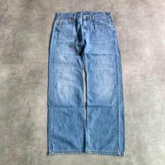 リーバイス569 Levis W34 ブルーデニム 青 ヒゲ 縦落ち 14593