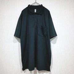【美品】gllimer　半袖ポロシャツ　L　ブラック　シンプル　速乾　涼しい