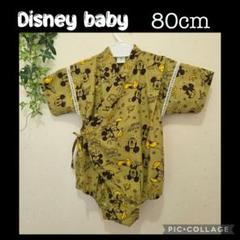 Disneybaby ベビー甚平 ロンパース ミッキーマウス ミッキー 80cm