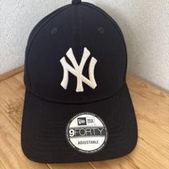 New Era 9FORTY NYロゴキャップ 黒