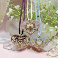 癒しのオルゴナイト❤️インカローズ＋ピンクトルマリンのハート型♡ 癒しのオルゴナイト❤️インカローズ＋ピンクトルマリンのハート型♡