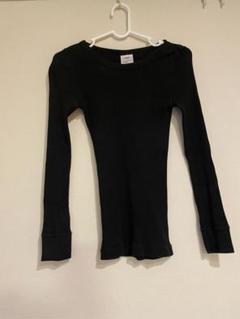 HYKE 黒 長袖　カットソー LAYERED LONG―SLV TEE 25FW／12423