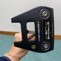 オデッセイ STROKE LAB BIGSEVEN バックストライクパター オデッセイ「ストロークラボ・ブラックシリーズ BIG SEVEN TOE