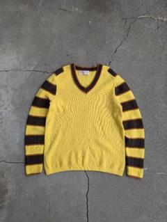 カラーリング◎ 70's white stag vintage knit
