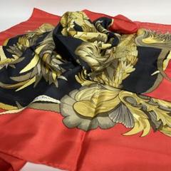 限定セール 2411-315｜美品｜エルメス TAHITI レッド スカーフ 90 カレ 小物