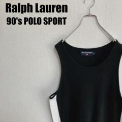 POLO SPORT ラルフローレン センターロゴ タンクトップ XL ネイビー POLO SPORT ラルフローレン センターロゴ タンクトップ XL